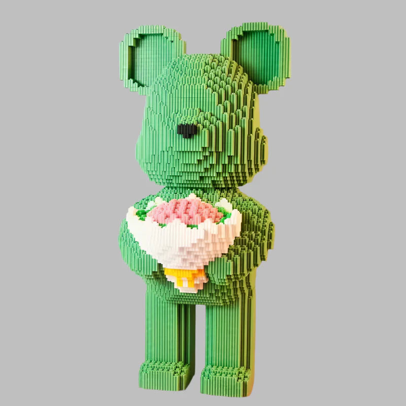 Desktrim™ | 3800 Piece Large Bear Character Construction Toy - Building Blocks Set