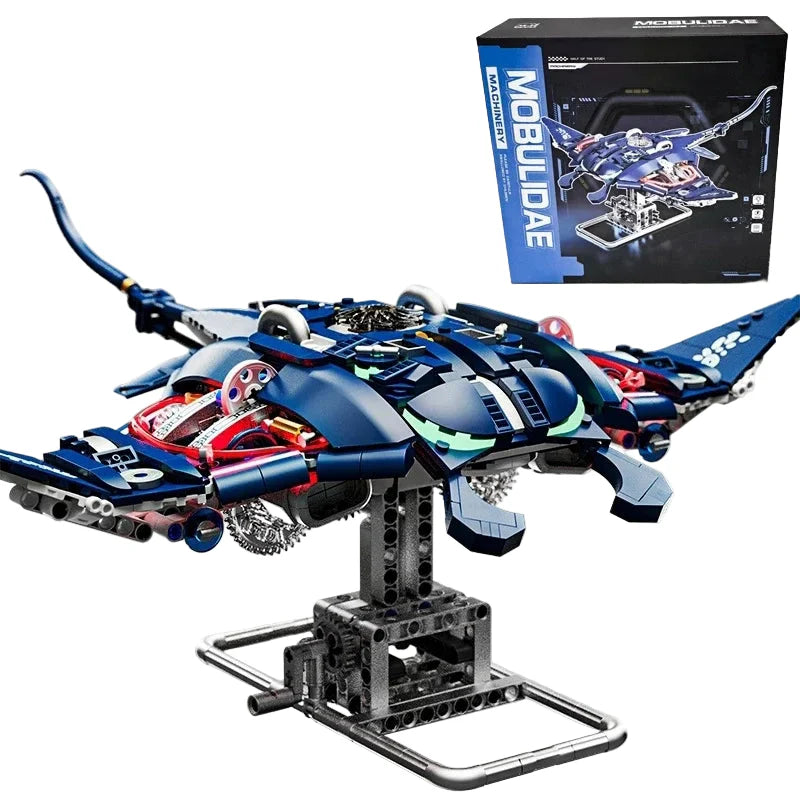 Desktrim™ | Mechanical Devil Fish Building Blocks Set