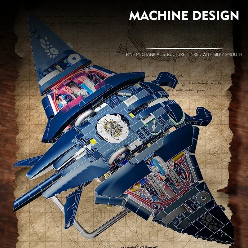 Desktrim™ | Mechanical Devil Fish Building Blocks Set
