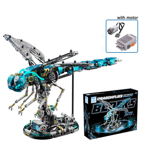 Desktrim™ | Mechanical Dragonfly Building Blocks Set