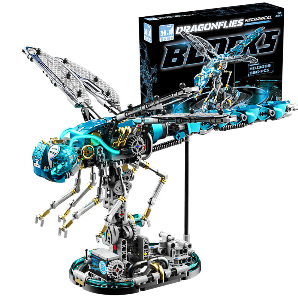Desktrim™ | Mechanical Dragonfly Building Blocks Set