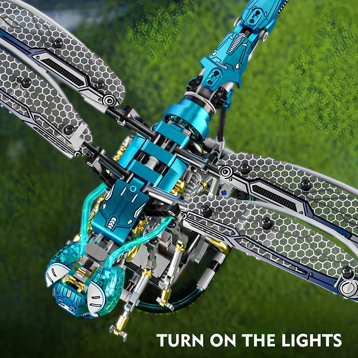 Desktrim™ | Mechanical Dragonfly Building Blocks Set