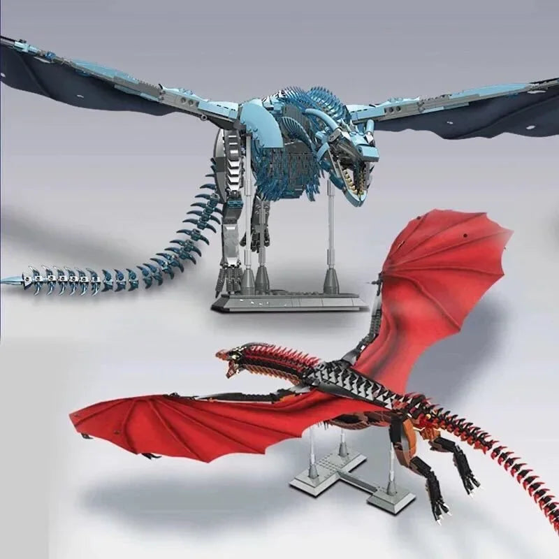 Desktrim™ | Mechanical Giant Dragon Master Building Blocks Set