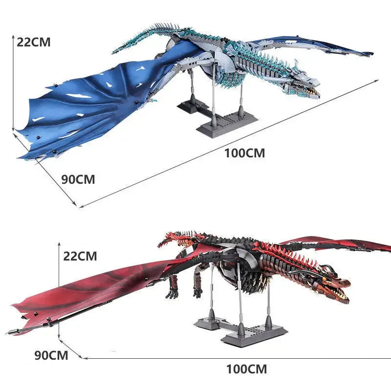 Desktrim™ | Mechanical Giant Dragon Master Building Blocks Set
