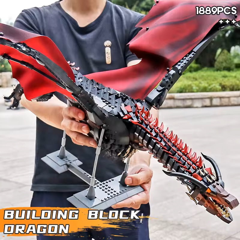 Desktrim™ | Mechanical Giant Dragon Master Building Blocks Set