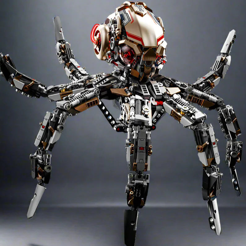 Desktrim™ | Mechanical Octopus Building Blocks Set
