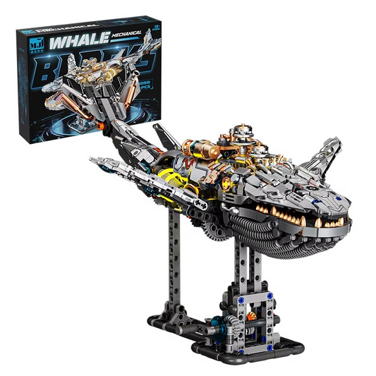 Desktrim™ | Mechanical Whale Building Blocks Set