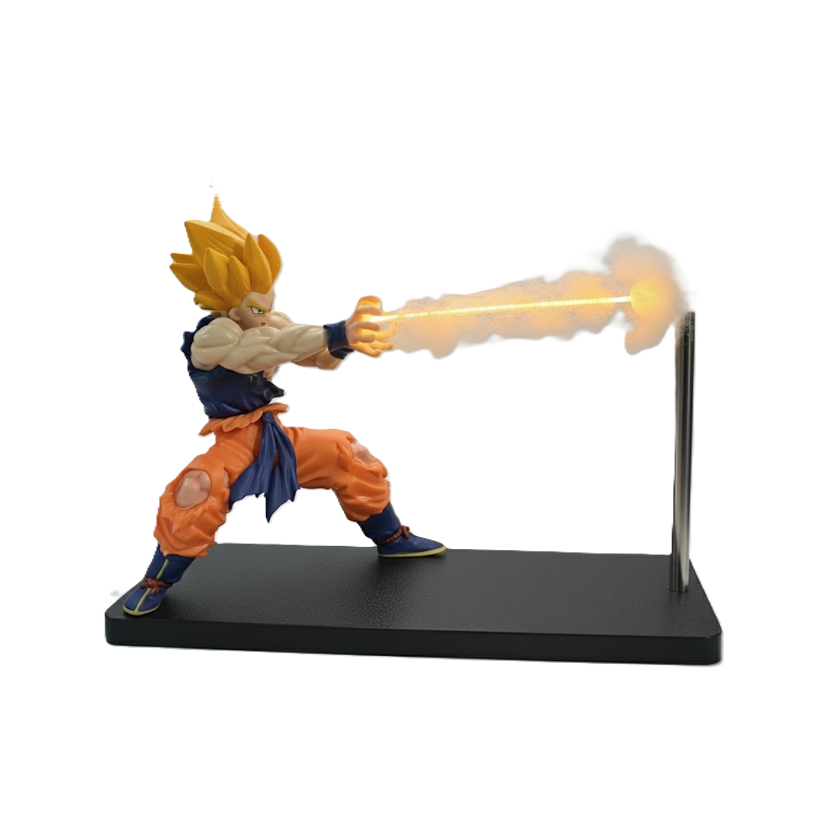 Desktrim™ | New Model Dragon Ball Super Saiyan Magnetic Light Beam Figurine