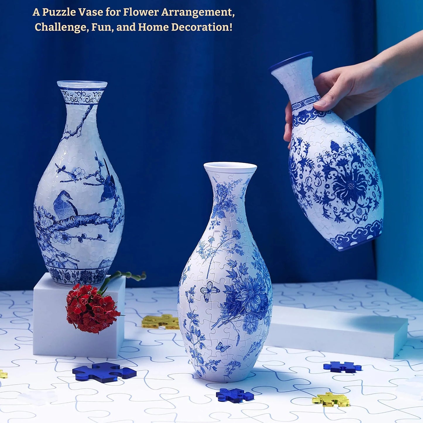 Desktrim™ | Creative 3D Puzzle Flower Vase