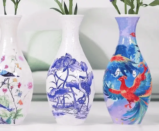 Desktrim™ | Creative 3D Puzzle Flower Vase