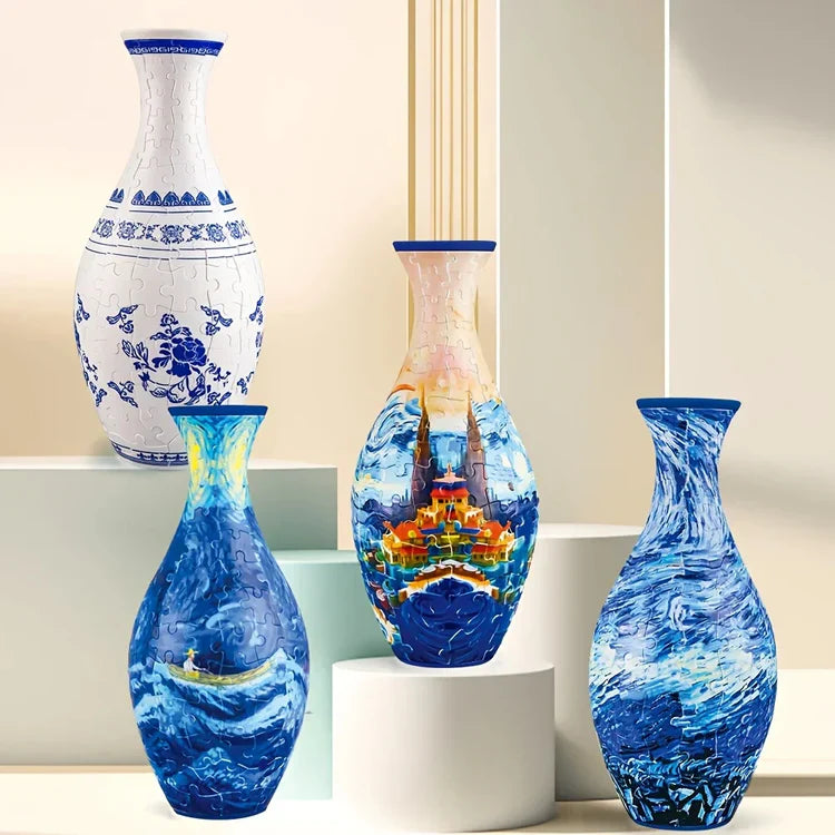 Desktrim™ | Creative 3D Puzzle Flower Vase