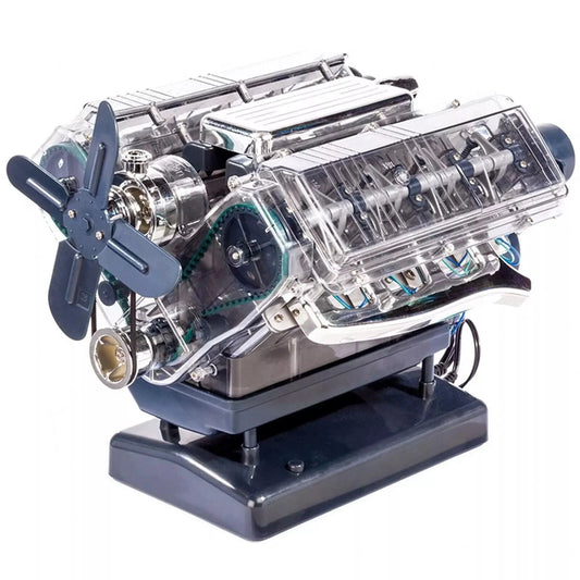 Desktrim™ | DIY Mini V8 Engine Model Kit Working Miniature Motor