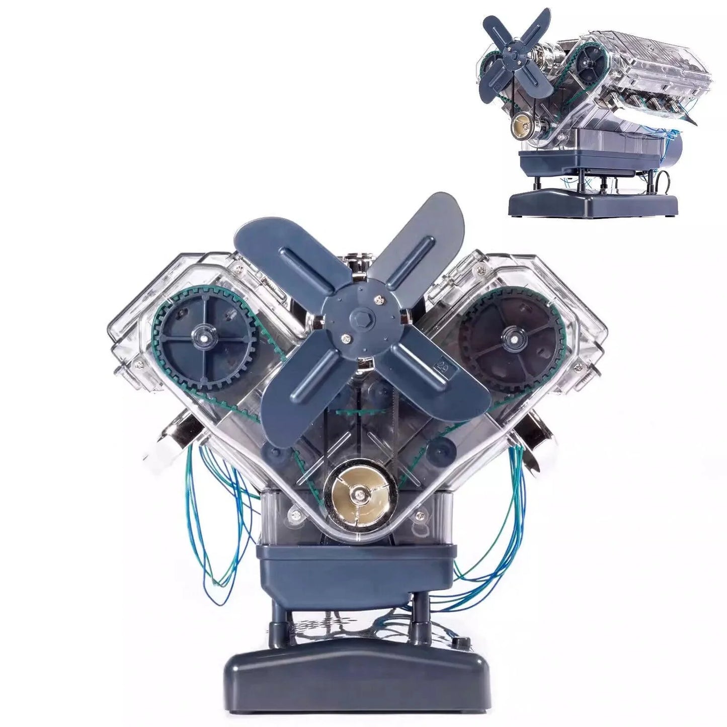 Desktrim™ | DIY Mini V8 Engine Model Kit Working Miniature Motor