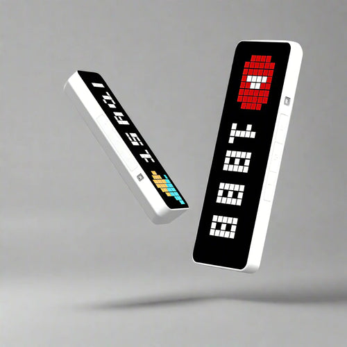 Smart Pixel Clock Followers Counter Display with Weather Station & Social Media Tracker