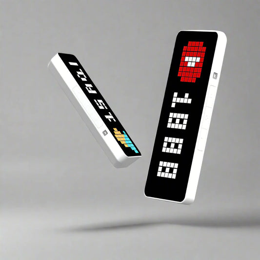 Smart Pixel Clock Followers Counter Display with Weather Station & Social Media Tracker