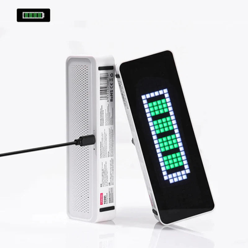 Smart Pixel Clock Followers Counter Display with Weather Station & Social Media Tracker