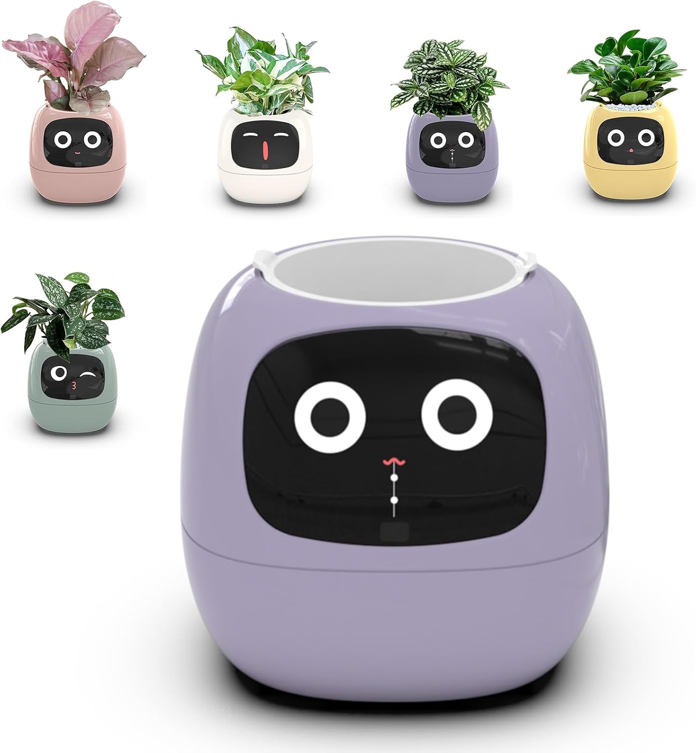 Desktrim™ | Smart Plant Pot with AI Sensors - Self Watering Planter App Control Indoor Garden Smart Home