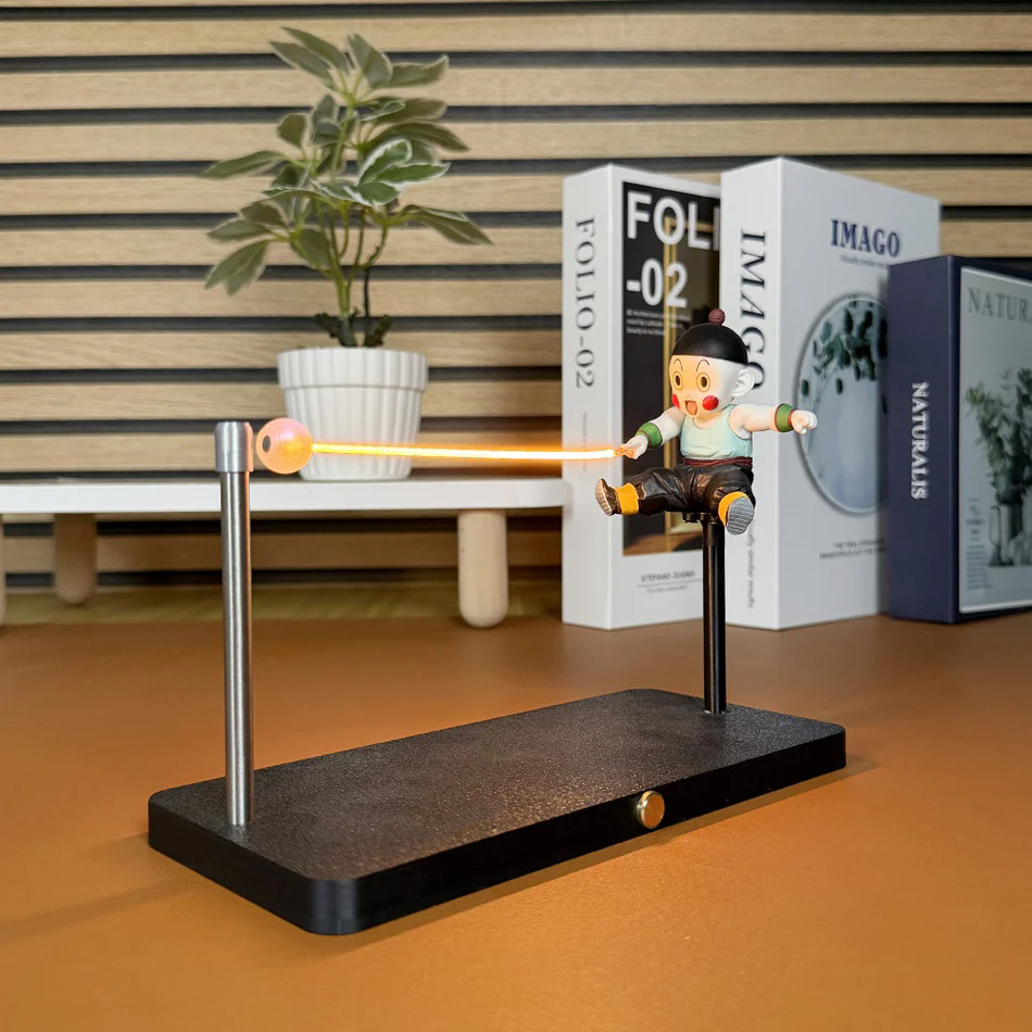 Desktrim™ | Chiaotzu Magnetic Light Beam Dragon Ball Z Figurine