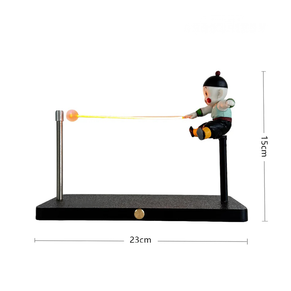 Desktrim™ | Chiaotzu Magnetic Light Beam Dragon Ball Z Figurine