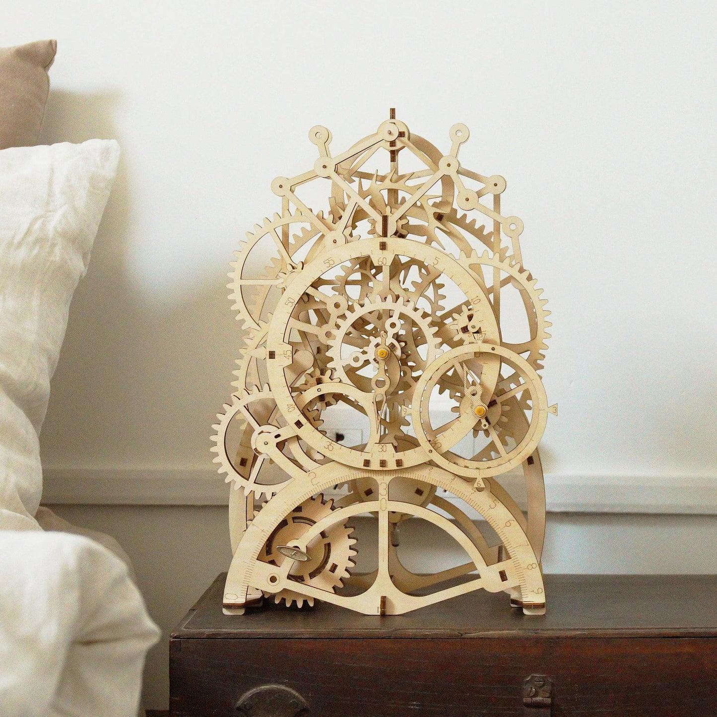 Desktrim™ | Temporal Craftsman Functional Wooden Pendulum Clock Kit