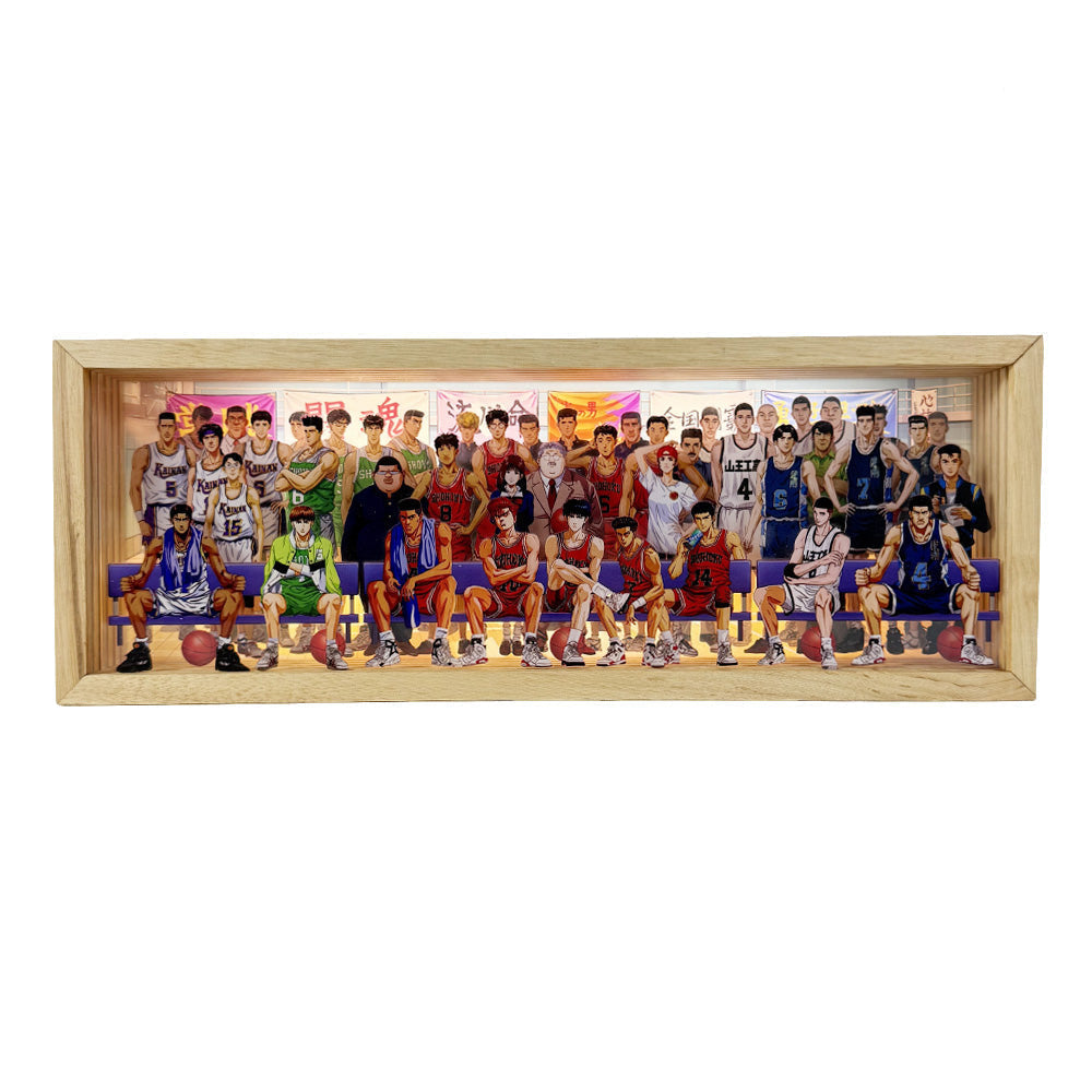 Desktrim™ | Anime Legends Acrylic Family Photo (LED Light)