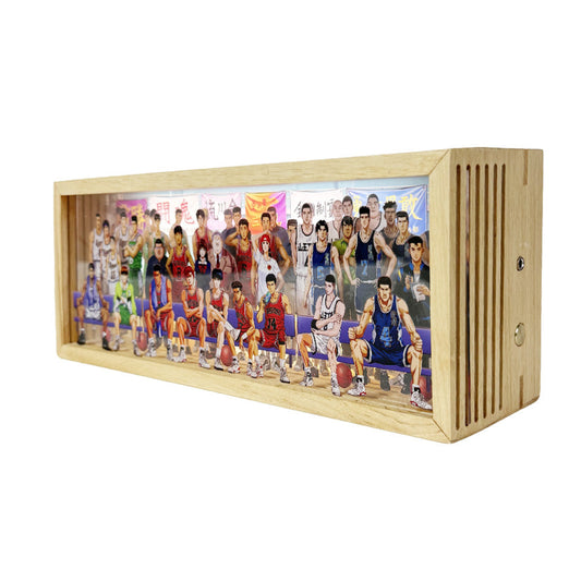 Desktrim™ | Anime Legends Acrylic Family Photo (LED Light)