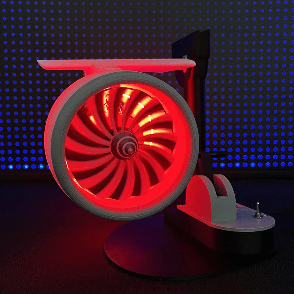 Desktrim™ | JetEngine Humidifier Fan - Aviation-Inspired Desktop Companion
