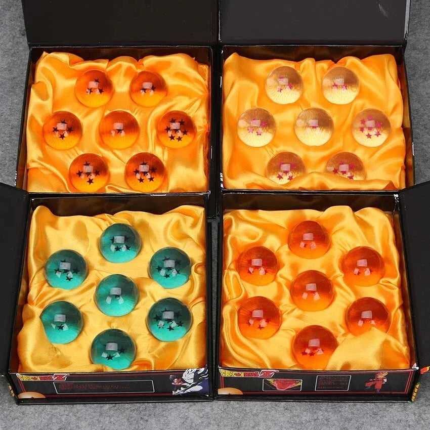 Desktrim™ | Complete 7 Stars Crystal Sphere Balls Dragon Ball Z Anime Collectible Set