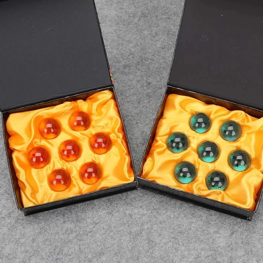 Desktrim™ | Complete 7 Stars Crystal Sphere Balls Dragon Ball Z Anime Collectible Set