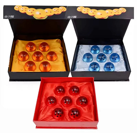 Desktrim™ | Complete 7 Stars Crystal Sphere Balls Dragon Ball Z Anime Collectible Set