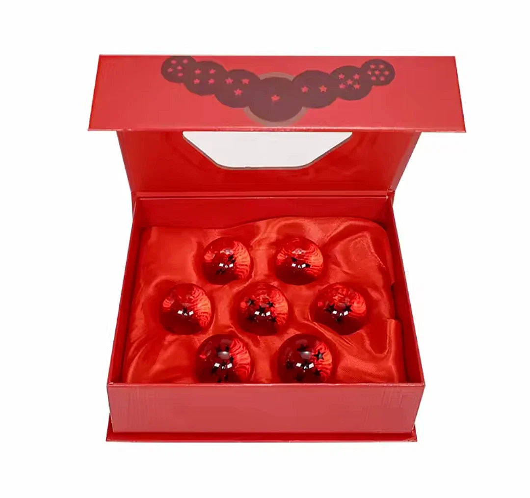 Desktrim™ | Complete 7 Stars Crystal Sphere Balls Dragon Ball Z Anime Collectible Set