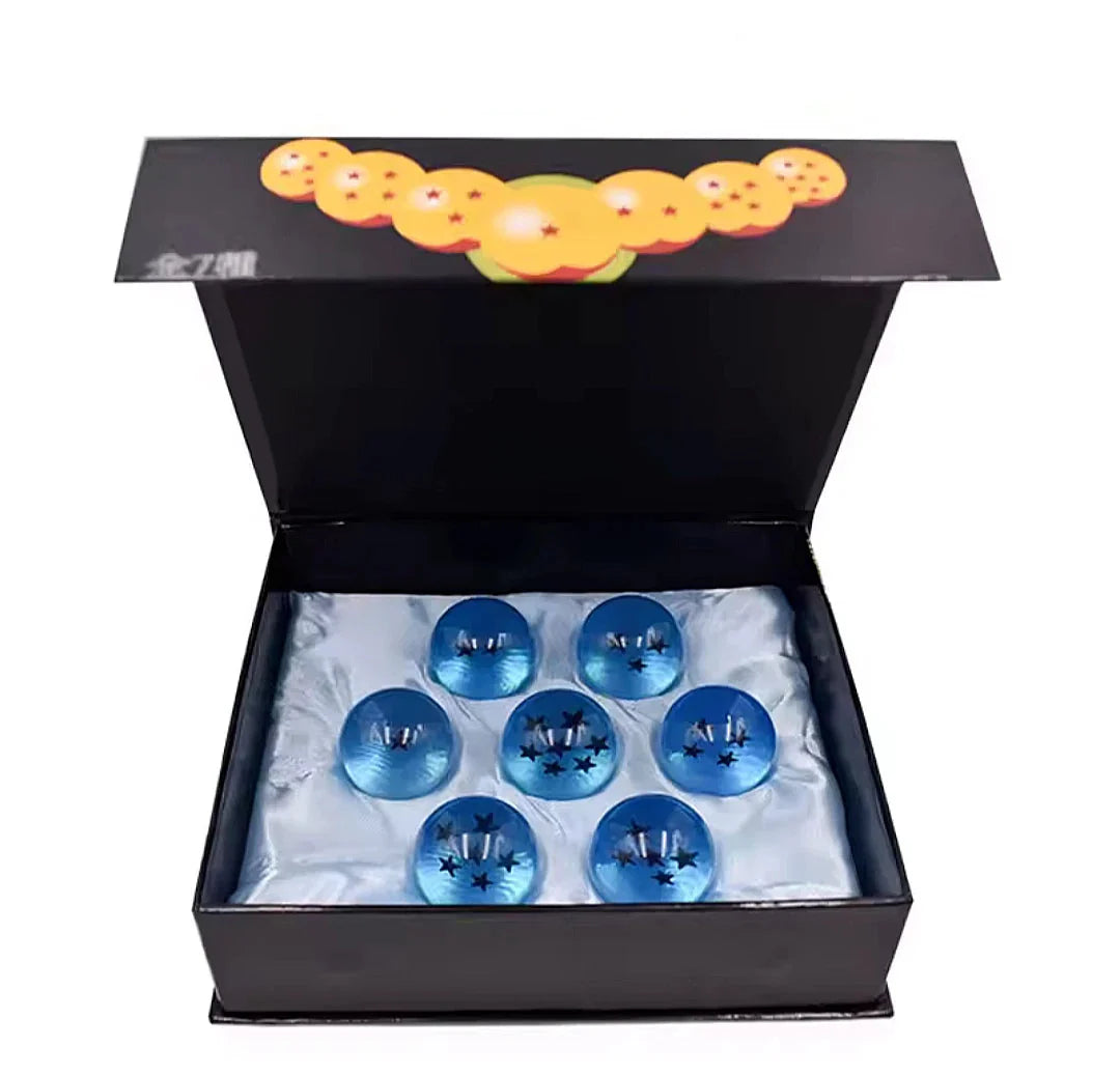 Desktrim™ | Complete 7 Stars Crystal Sphere Balls Dragon Ball Z Anime Collectible Set