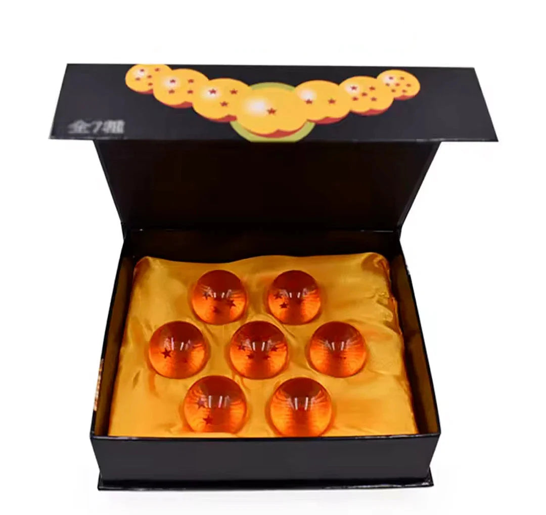 Desktrim™ | Complete 7 Stars Crystal Sphere Balls Dragon Ball Z Anime Collectible Set