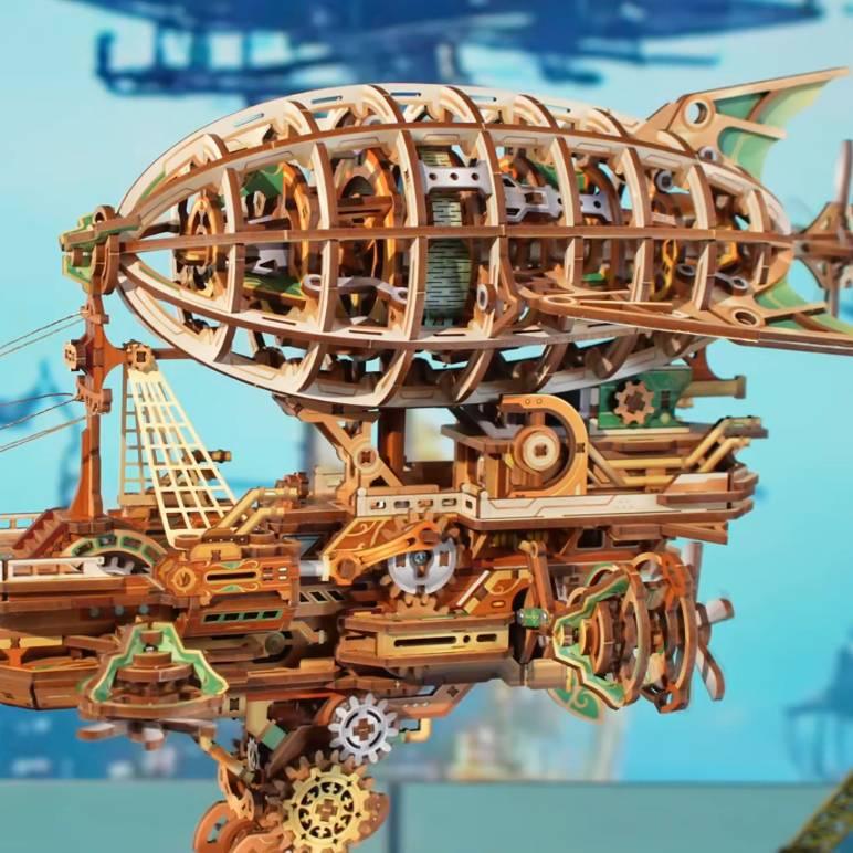 Desktrim™ | Sailing In Fog - 3D Mechanical Airship Puzzle