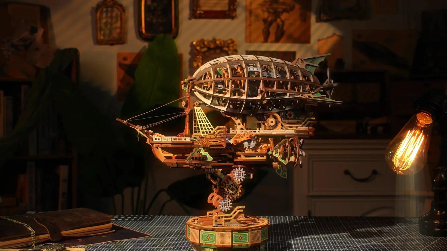 Desktrim™ | Sailing In Fog - 3D Mechanical Airship Puzzle