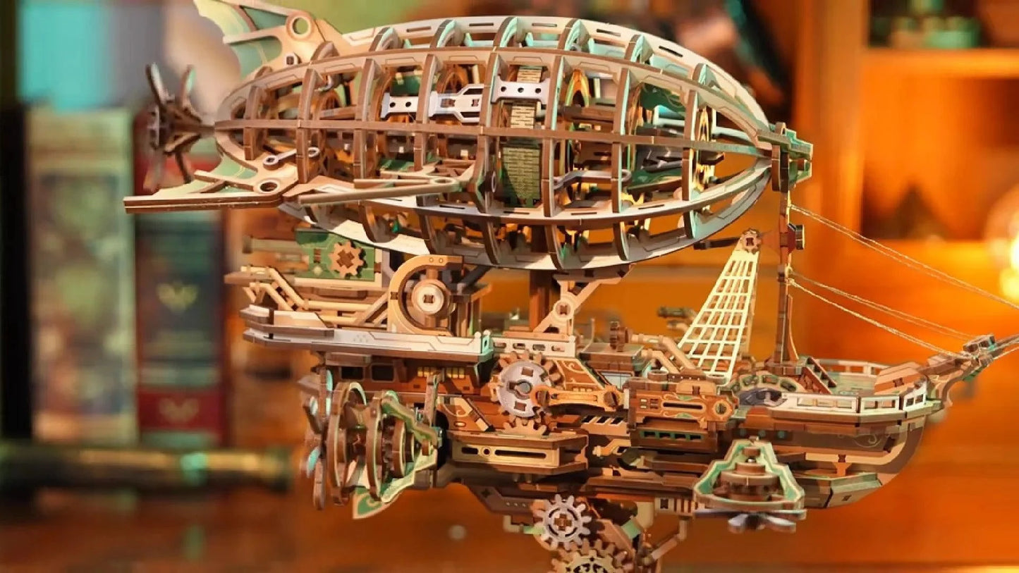 Desktrim™ | Sailing In Fog - 3D Mechanical Airship Puzzle