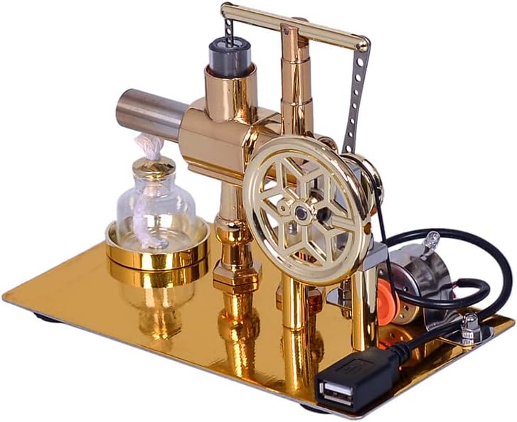 Desktrim™ | Educational Stirling Engine Generator with LED Power Display