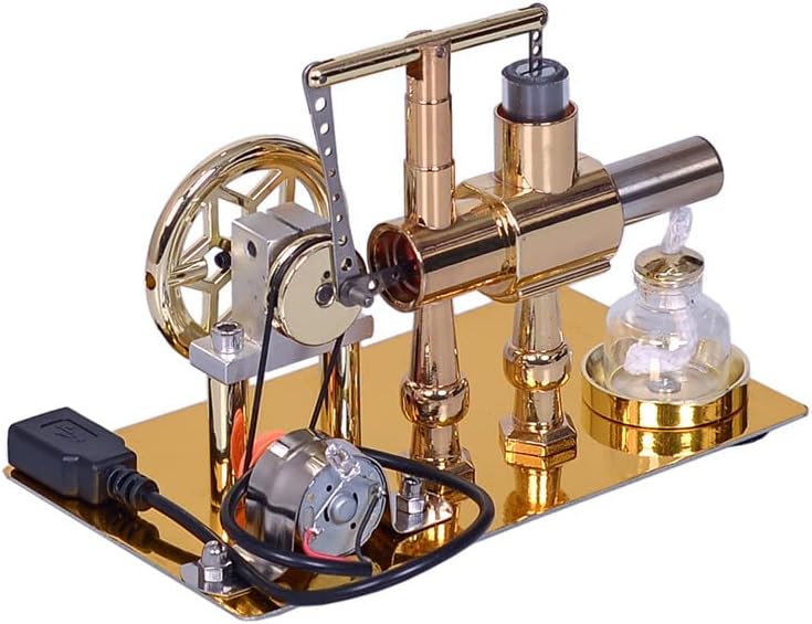 Desktrim™ | Educational Stirling Engine Generator with LED Power Display