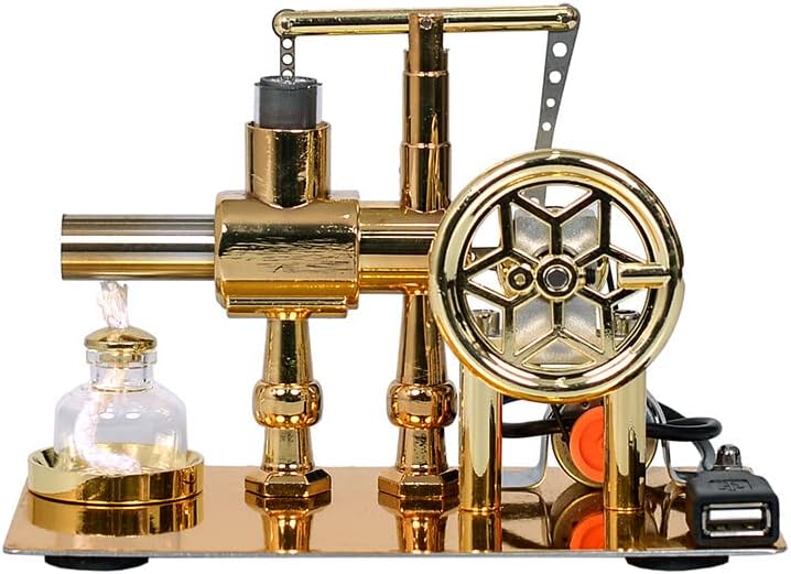 Desktrim™ | Educational Stirling Engine Generator with LED Power Display