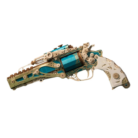 Desktrim™ | Steampunk Revolution 3D Mechanical Revolver Puzzle