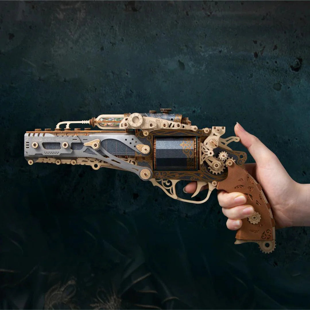 Desktrim™ | Steampunk Revolution 3D Mechanical Revolver Puzzle