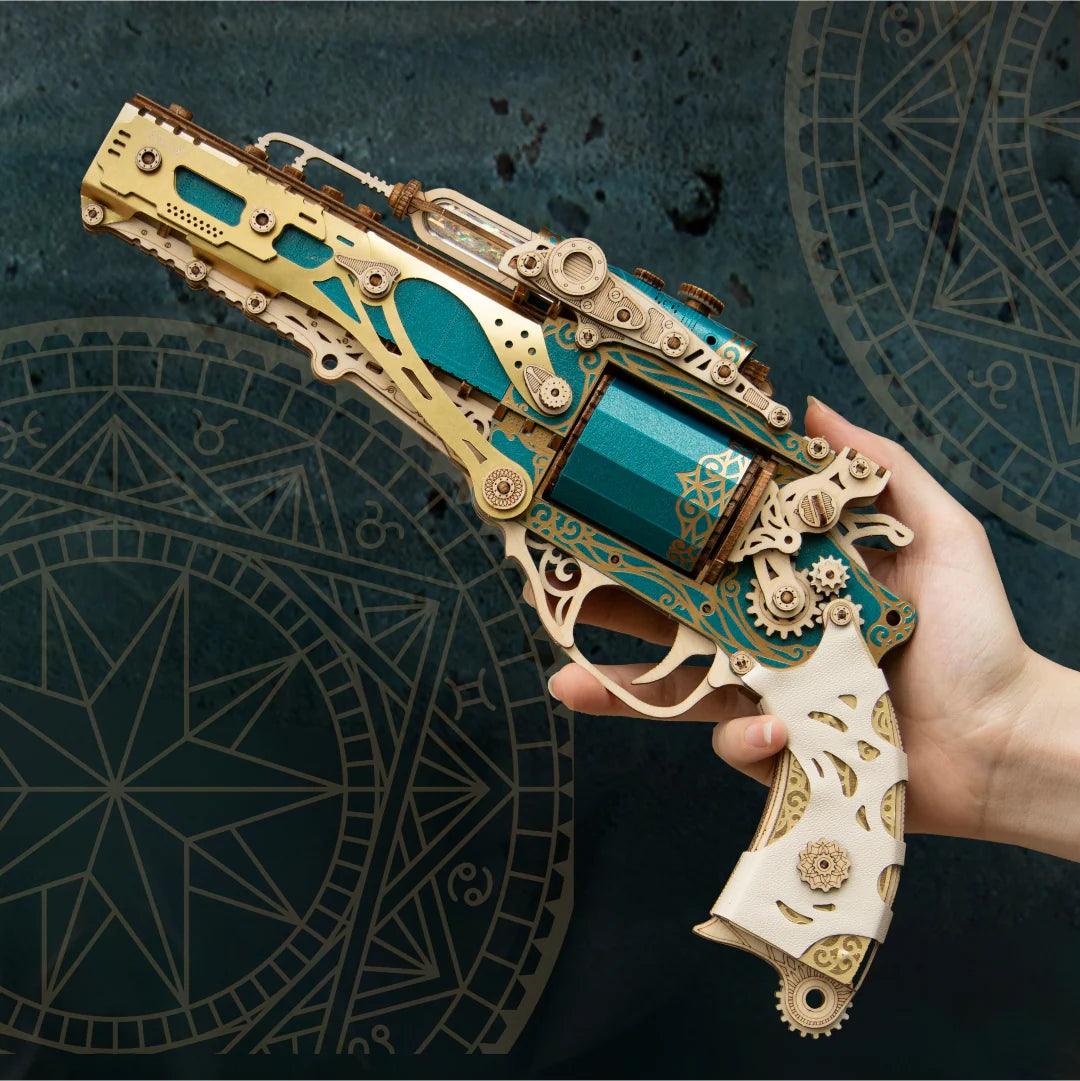 Desktrim™ | Steampunk Revolution 3D Mechanical Revolver Puzzle