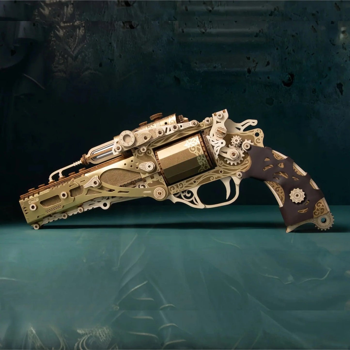 Desktrim™ | Steampunk Revolution 3D Mechanical Revolver Puzzle