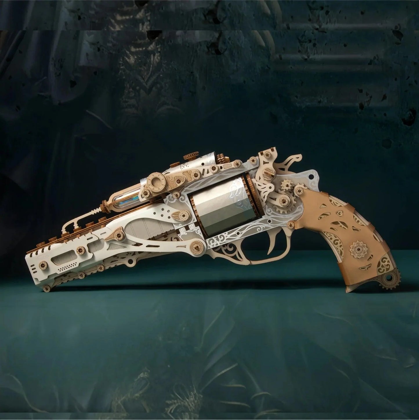 Desktrim™ | Steampunk Revolution 3D Mechanical Revolver Puzzle