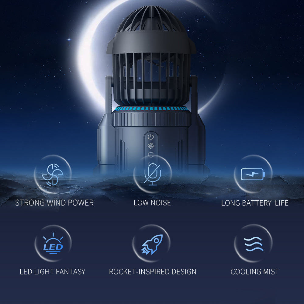 Desktrim™ | Creative Rocket Desktop Fan