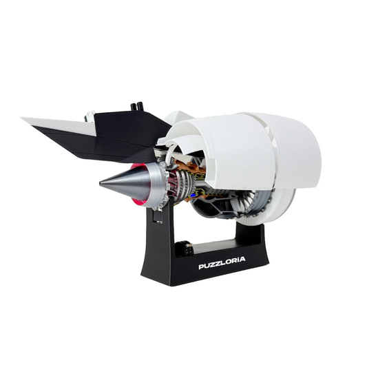 Desktrim™ | Premium Rolls Royce Trent 900 Turbofan Engine Model with Motorized Blades