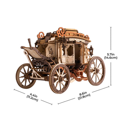 Desktrim™ | Victorian Stagecoach Musical Mechanical Kit