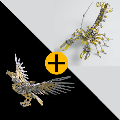 Desktrim™ | Majestic 3D Metal Mechanical Eagle Model Kit