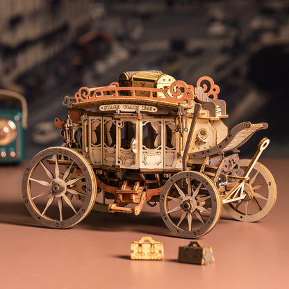 Desktrim™ | Victorian Stagecoach Musical Mechanical Kit