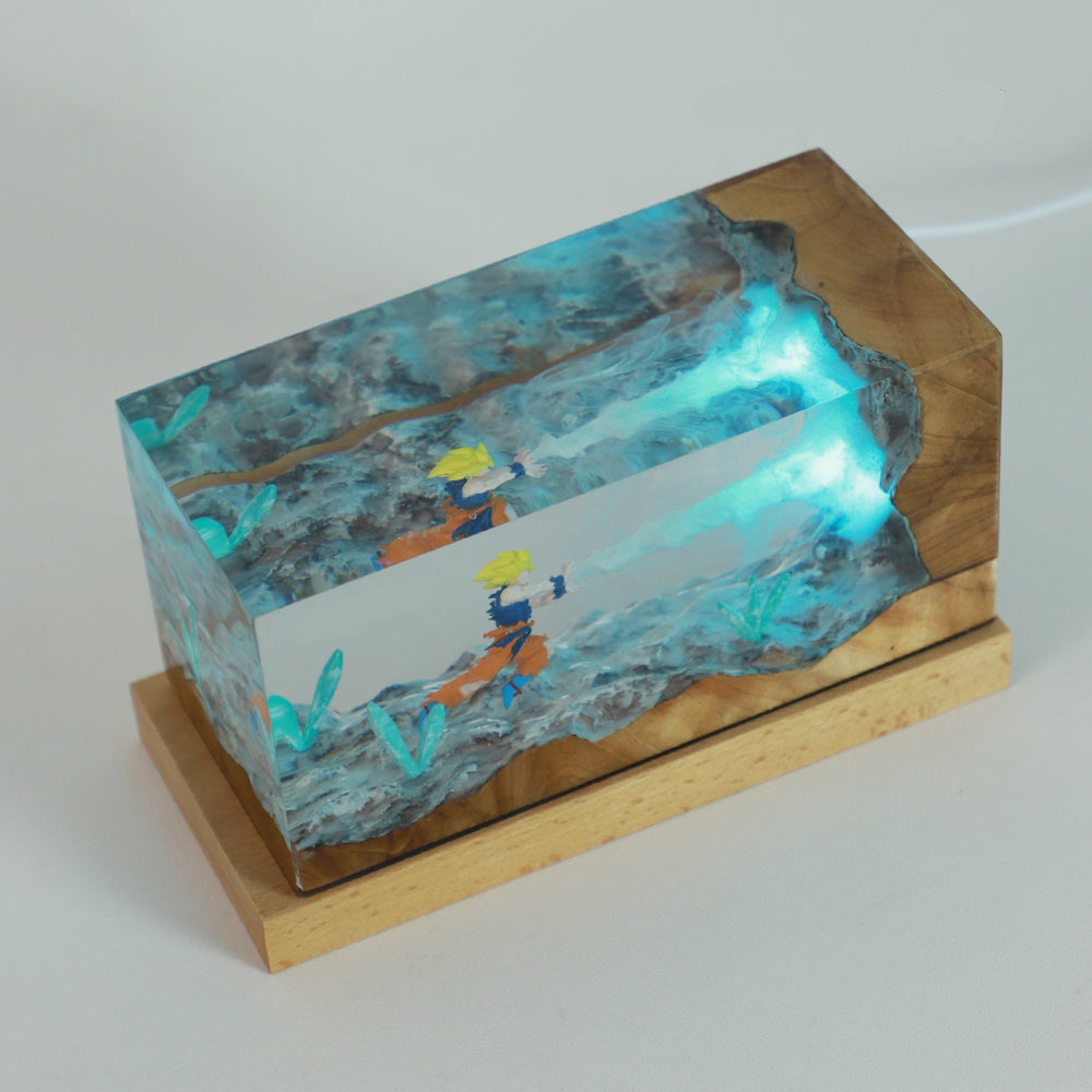 Desktrim™ | Dragon Ball Z Kakarot Resin RGB Night Light lamp Desktop Decoration